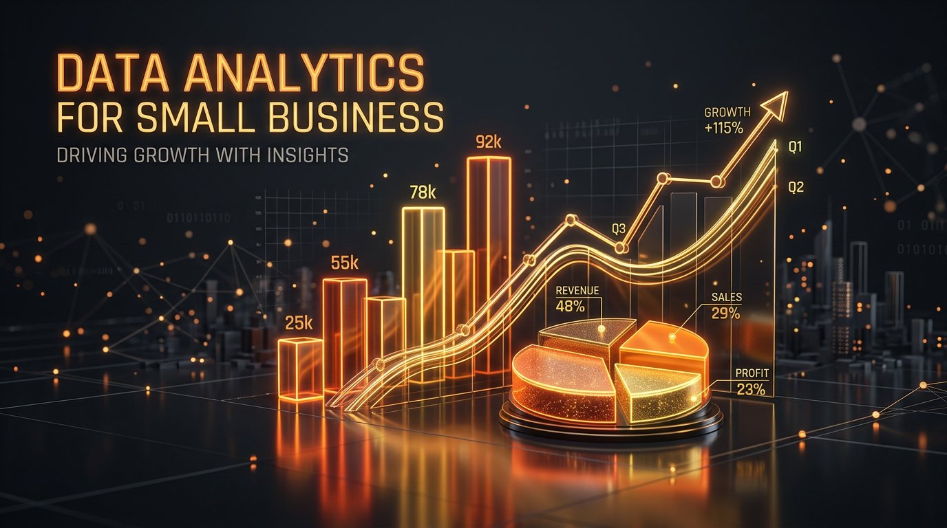 Data analytics dashboards illustration